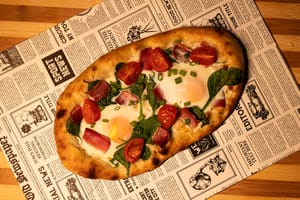 Pizza mic dejun cu ouă