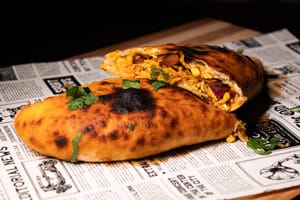 Pizza calzone inferno