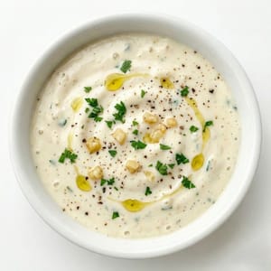 Sos de usturoi cu smântână (Homemade)